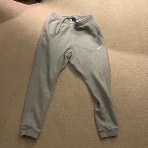Gray Nike youth large sweatpants